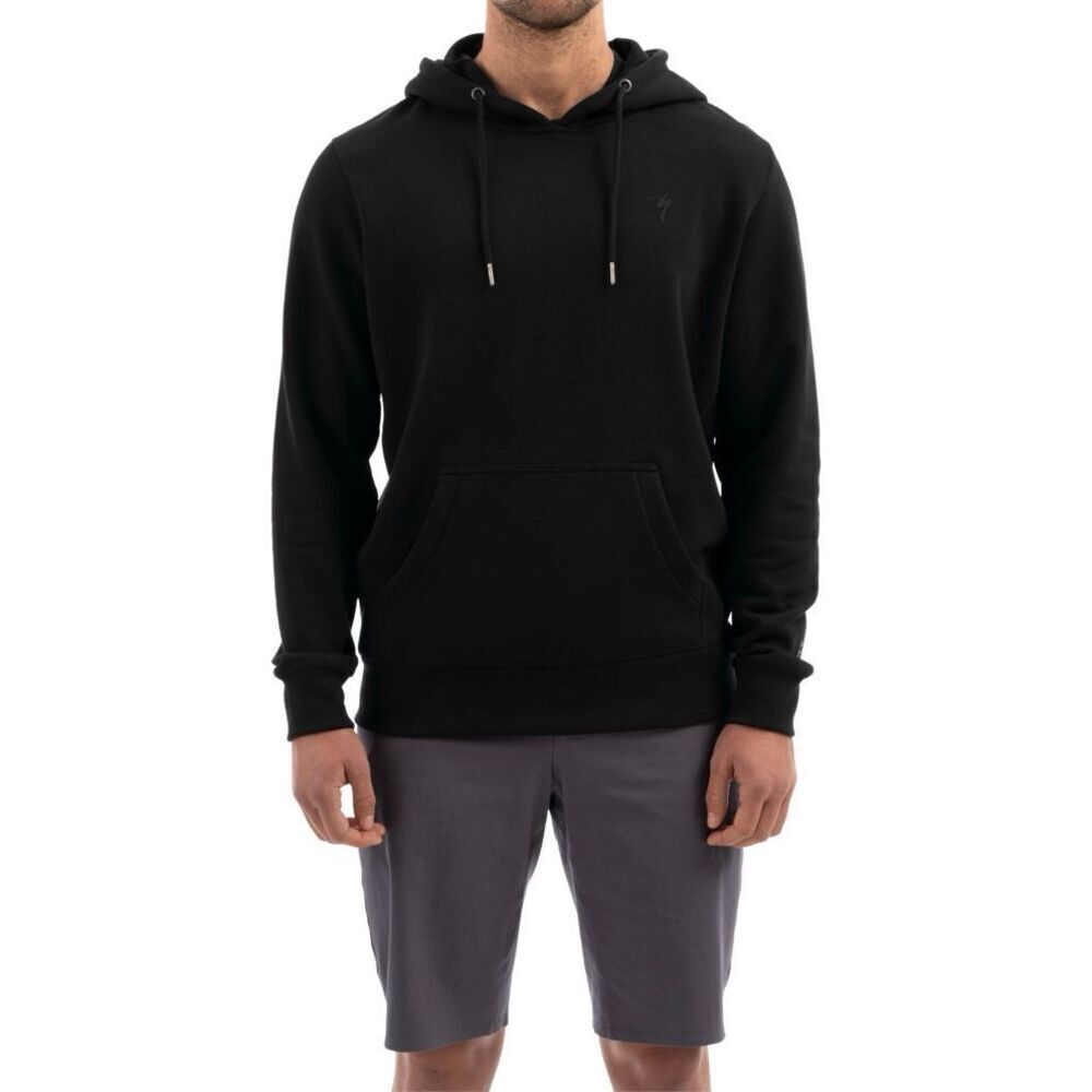 NWOT Specialized Logo Black Hoodie Pull Over Sweatshirt Men's Medium